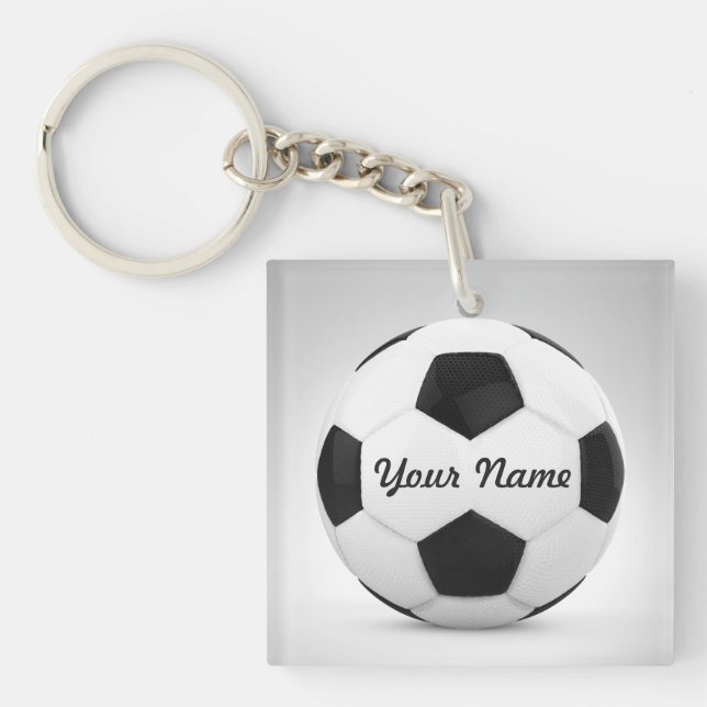 Porte-clefs Ballon de football personnalisé pour des occasions (Devant)