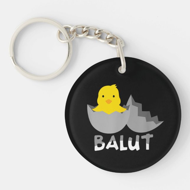 Porte-clefs Balut philippin drôle (Devant)