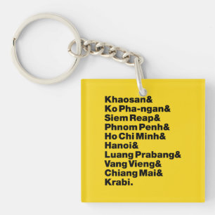 Porte-clefs Banana Pancake Trail / Circuit