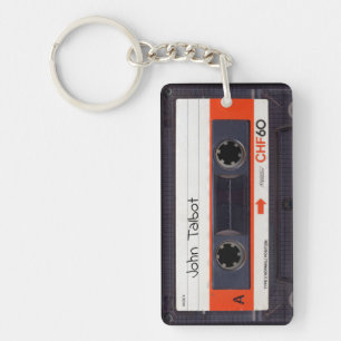 Porte-clefs Bande audio rétro Mixtape Cassette OW personnalis