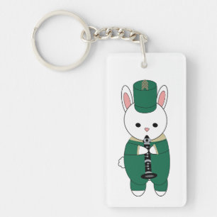 Porte-clefs Bande de Marquage Rabbit Clarinet Green Gold