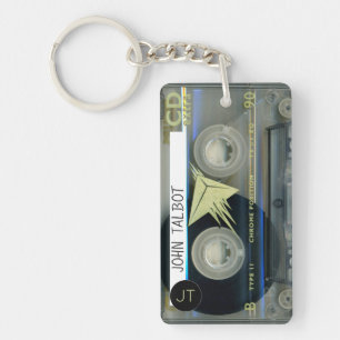 Porte-clefs Bande vidéo T5 - Mixtape - Retro - Cassette perso