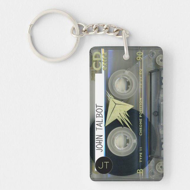 Porte-clefs Bande vidéo T5 - Mixtape - Retro - Cassette person (Devant)
