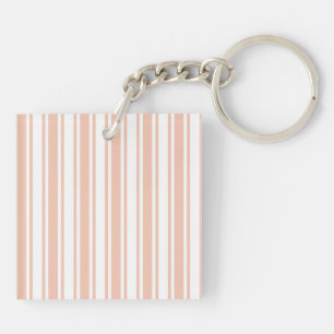 Porte-clefs Bandes de bonbons blanches et de bracelets