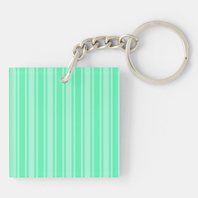 Porte-clefs Bandes de bonbons vertes à la menthe (Dos)