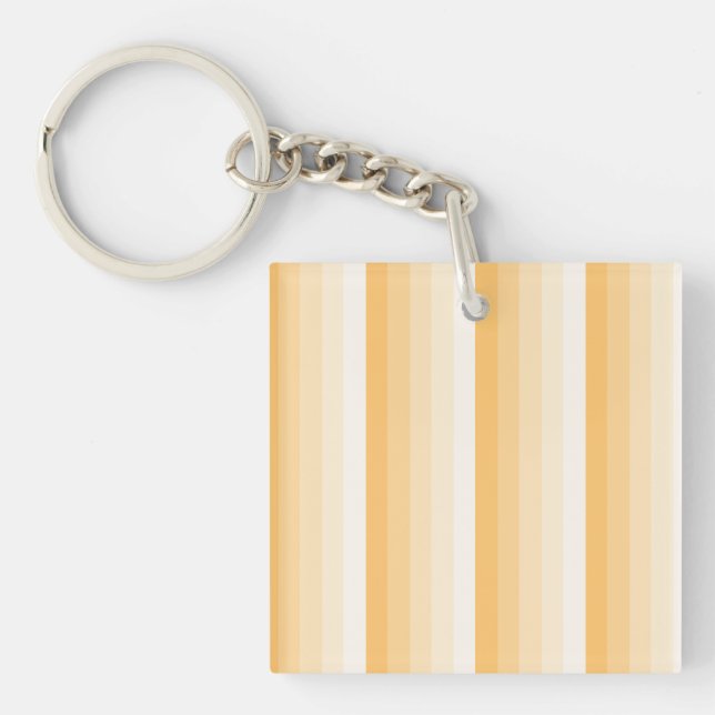 Porte-clefs Bandes d'ombre jaune (Devant)