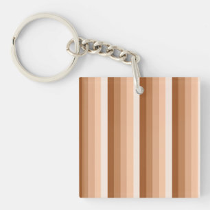 Porte-clefs Bandes d'ombre orange brûlées