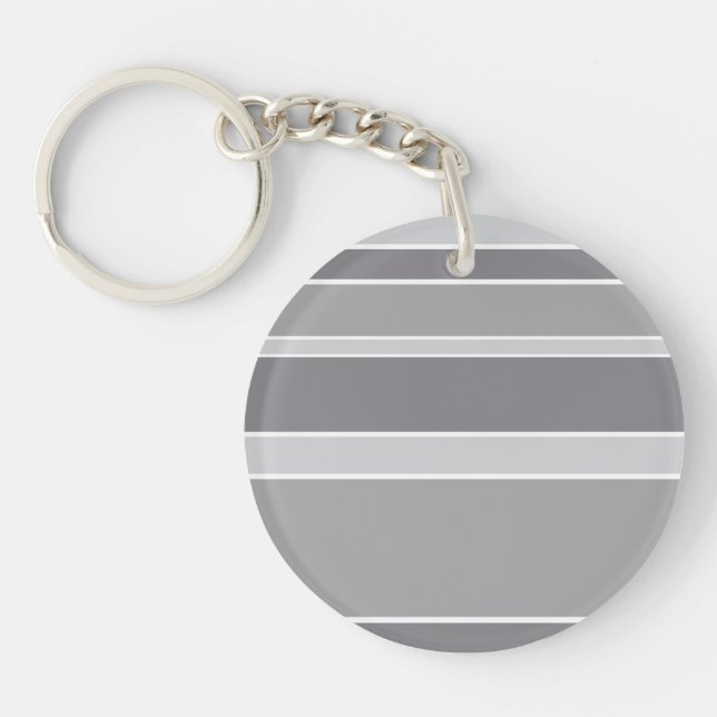Porte-clefs Bandes grises (Devant)