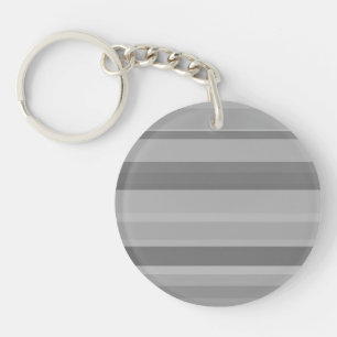 Porte-clefs Bandes horizontales grises