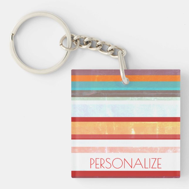 Porte-clefs Bandes personnalisées (Devant)