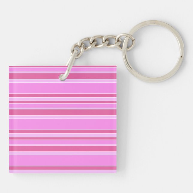 Porte-clefs Bandes roses (Dos)