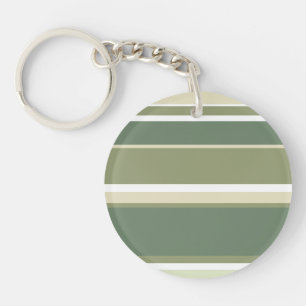Porte-clefs Bandes vert olive