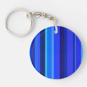 Porte-clefs Bandes verticales bleues