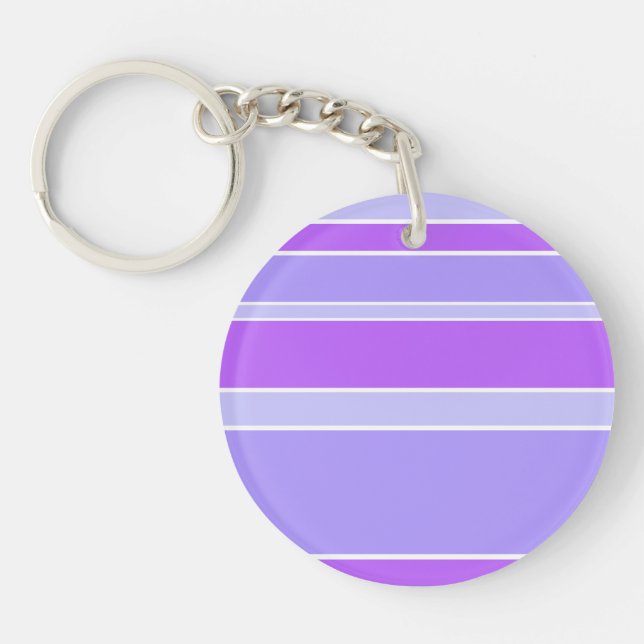 Porte-clefs Bandes violettes (Devant)