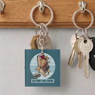 Porte-clefs Bandicoot drôle Tout est sous contrôle Bande