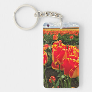 Porte-clefs Banja Luka Tulips avec Hot Air Balloon