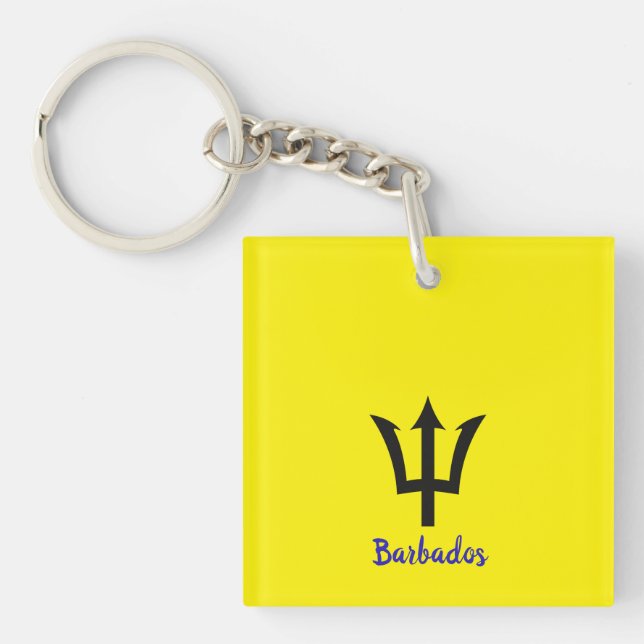Porte-clefs Barbados Trident (Devant)