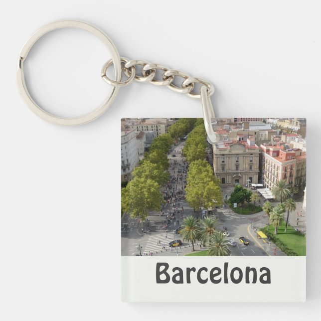 Porte-clefs Barcelone, Espagne (Devant)