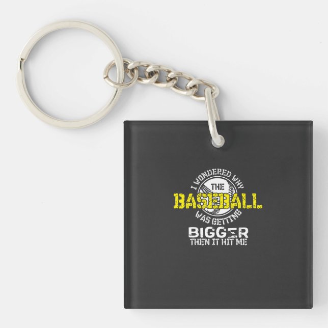 Porte-clefs Baseball - Baseball devient plus grand (Devant)