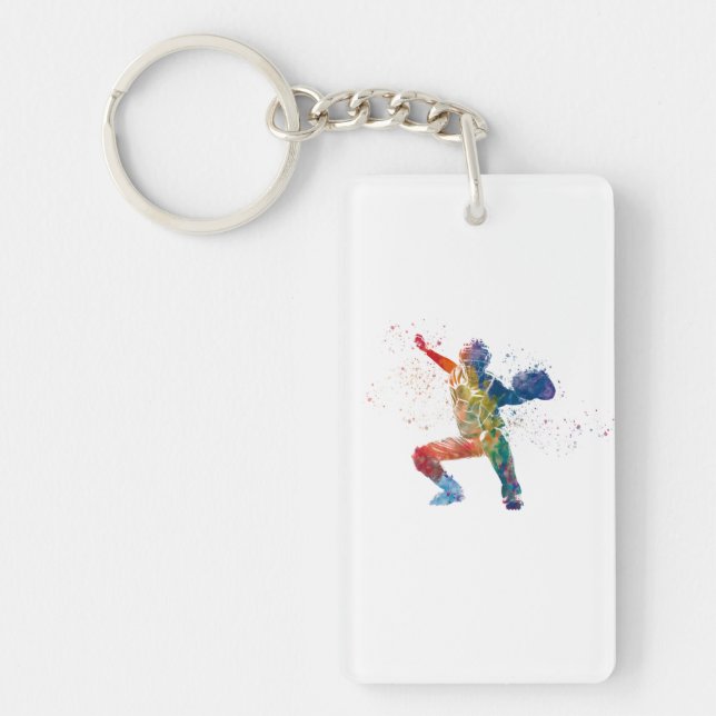 Porte-clefs baseball player (Devant)