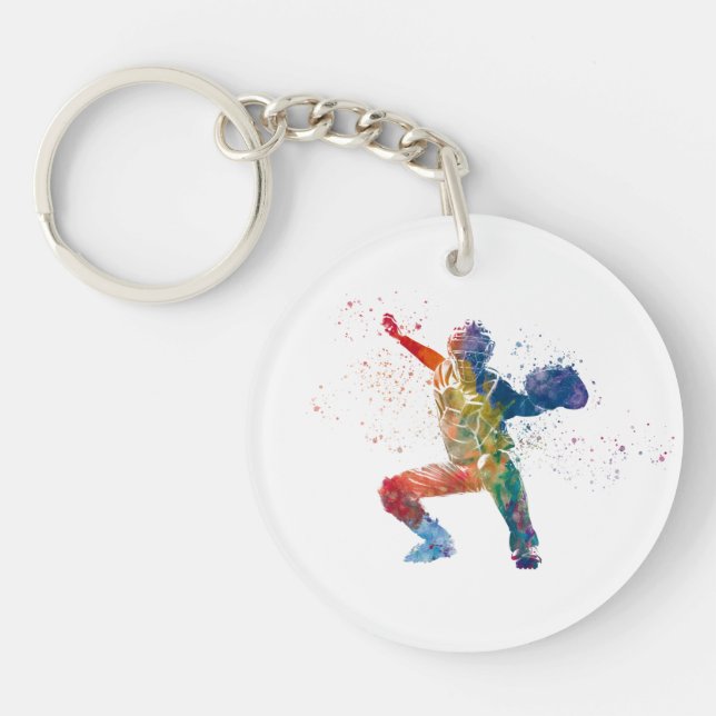 Porte-clefs baseball player (Devant)