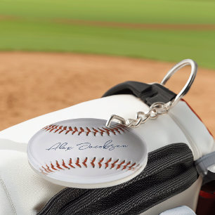 Porte-clefs Baseball Signé Personnalisé