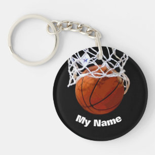 Porte-clefs Basket-ball Votre nom Personnalisé