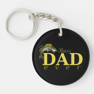 Porte-clefs Bass papa jamais meilleur papa Pun