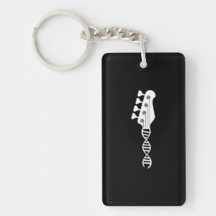Porte-clefs Basse Guitare Dna Musicien Basse Joueur Guitariste