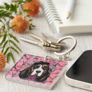 Porte-clefs Basset Hound