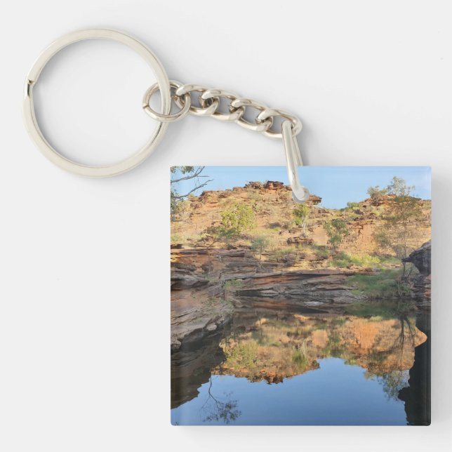 Porte-clefs Bassin de roche de l'Outback (Devant)