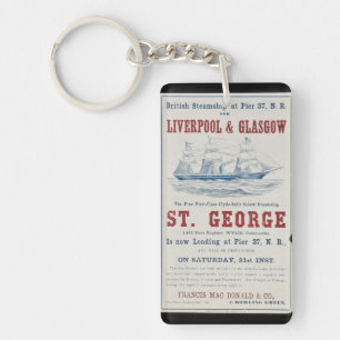 Porte-clefs Bateau à vapeur Saint George 1863