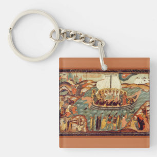 Porte-clefs Bateau de Foi Icon l Orthodoxe l Christian l