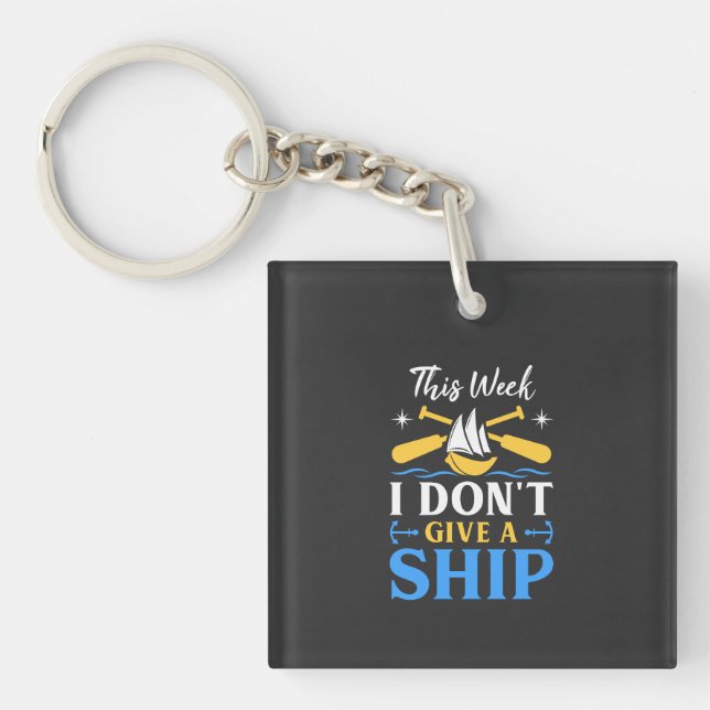 Porte-clefs Bateau - Je ne donne pas de bateau (Devant)