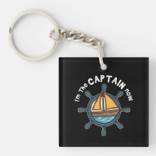 Porte-clefs Bateau - Je suis le Capitaine maintenant