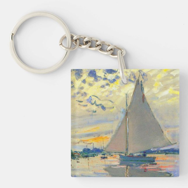 Porte-clefs Bateau Monet au Petit-Gennevilliers (Devant)