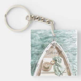 Porte-clefs Bateau océan calme sérénité