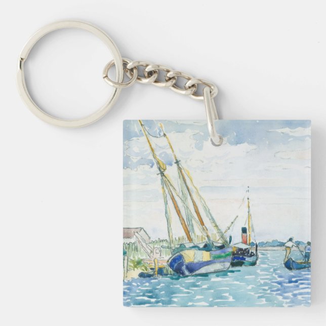 Porte-clefs Bateaux marins près de Venise (Devant)