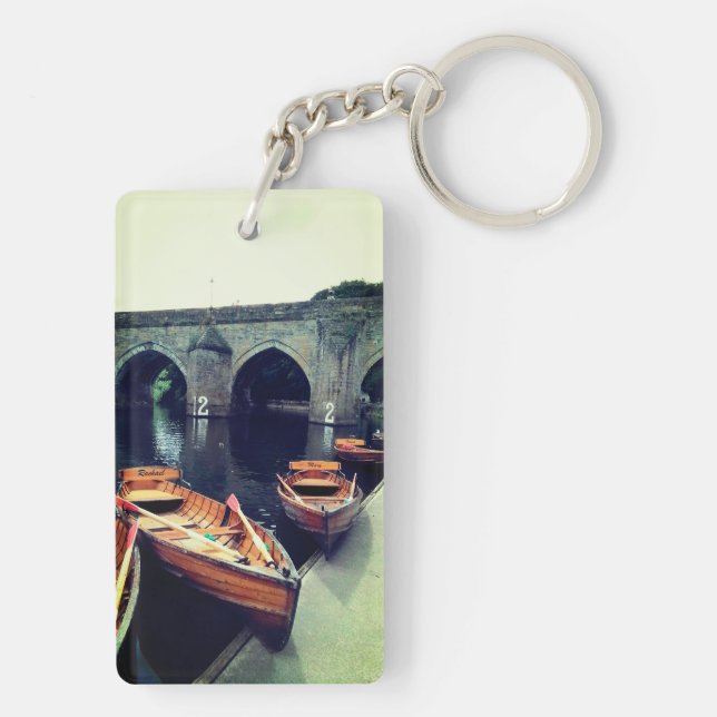 Porte-clefs Bateaux, rivière Durham (Dos)