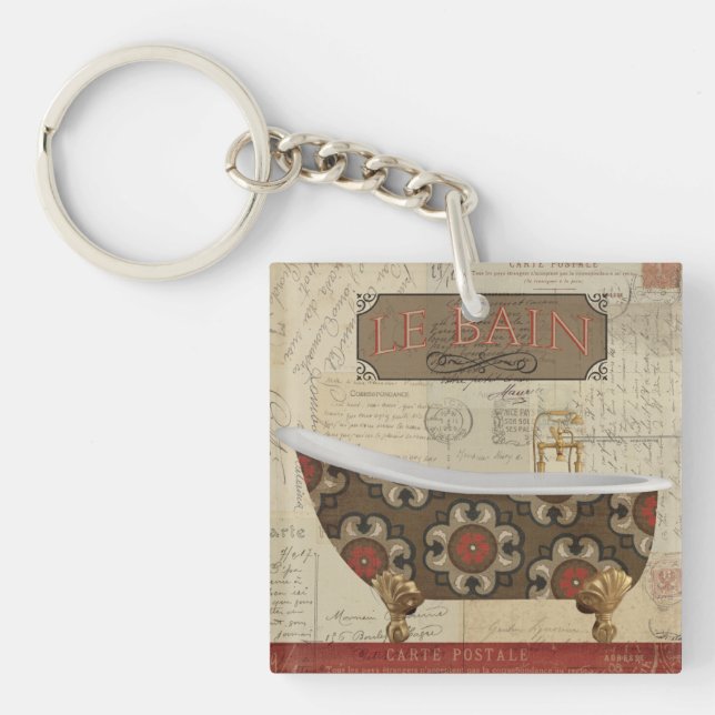 Porte-clefs Bath de carte postale (Devant)