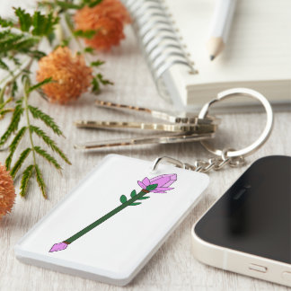 Porte-clefs Bâton Magique Vectoriel de Fantaisie 2D avec Viole