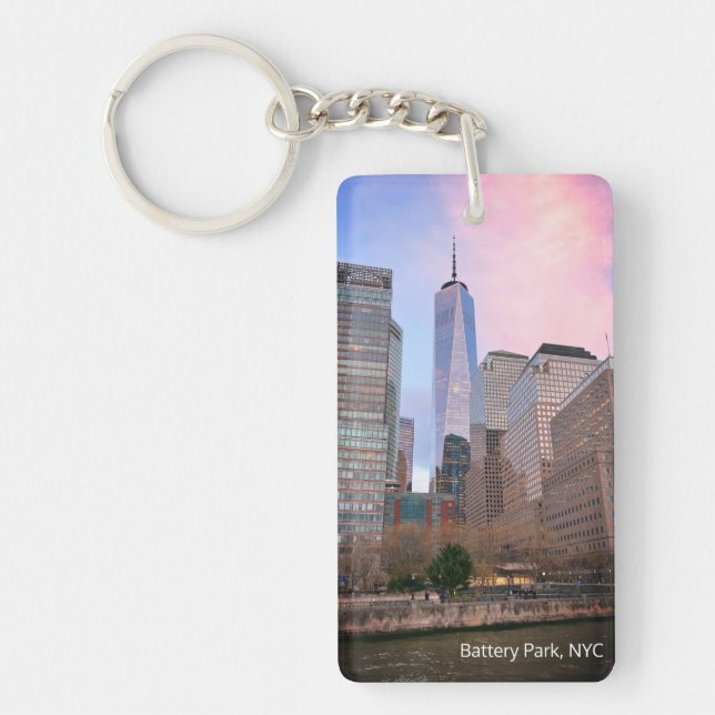 Porte-clefs Batterie Park de Staten Island Ferry NYC Carte pos (Devant)