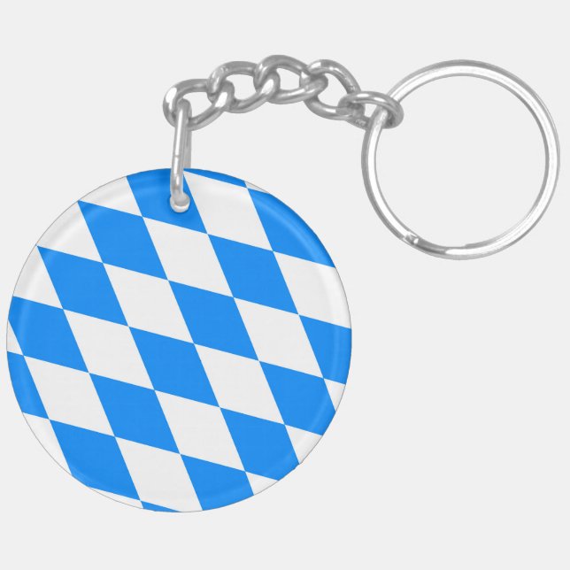 Porte-clefs Bayern Rauten Fahne (Dos gauche)