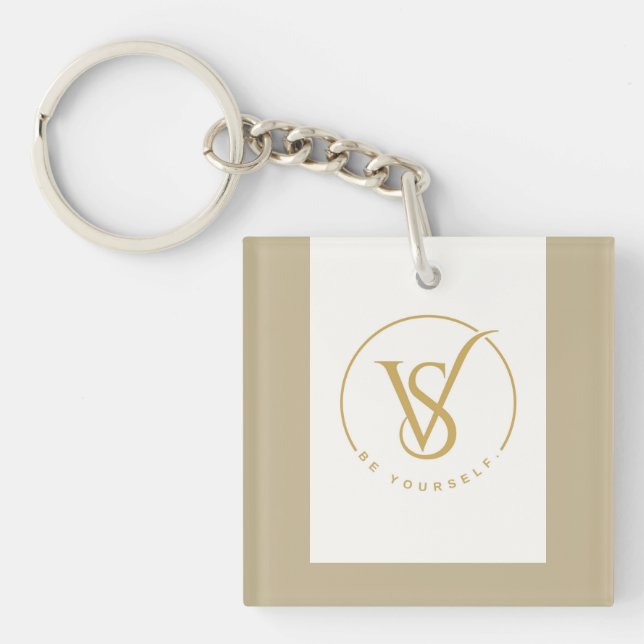 Porte-clefs Be Yourself VS Monogram Logo (Devant)