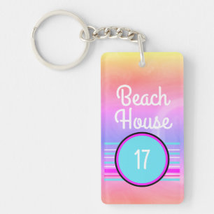 Porte-clefs Beach House 80s Pastels