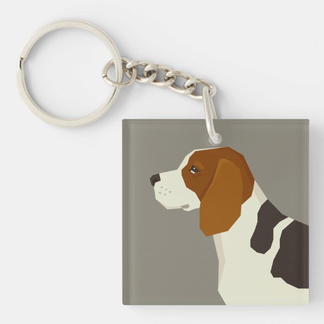 Porte-clefs Beagle (Devant)