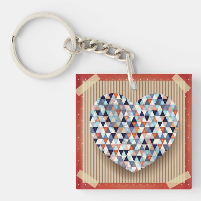 Porte-clefs Beau Coeur (Devant)