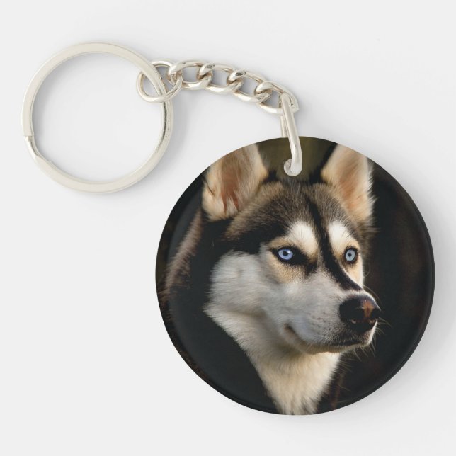 Porte-clefs Beau Oreiller Husky Lrow (Devant)
