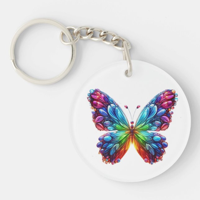 Porte-clefs Beau Papillon (Devant)