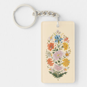 Porte-clefs Beau Porte - clé Floral Citation